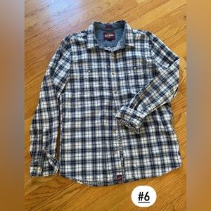 Collared shirt. Slim fit. Size medium.